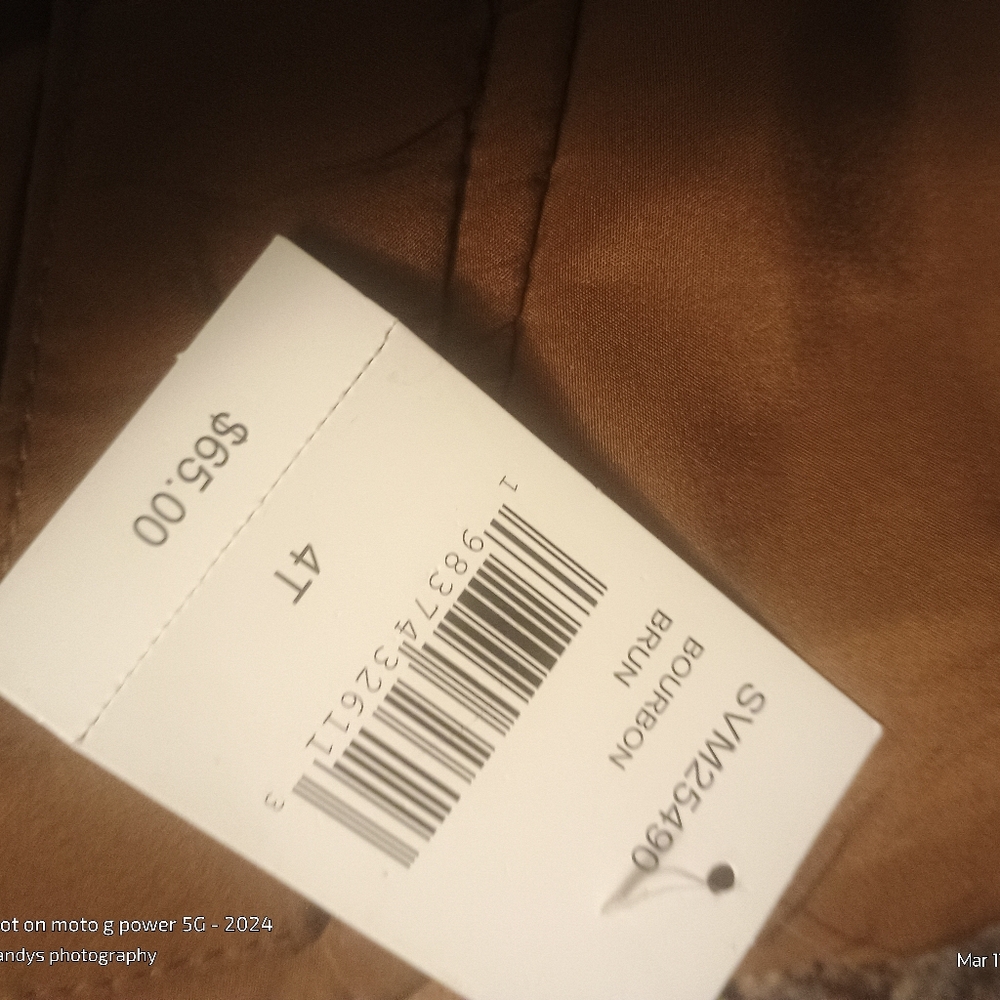 Boys designer vest. 7 for all mankind brand. Bourbon brown. Sherpa-lined. Warm - Picture 4 of 6